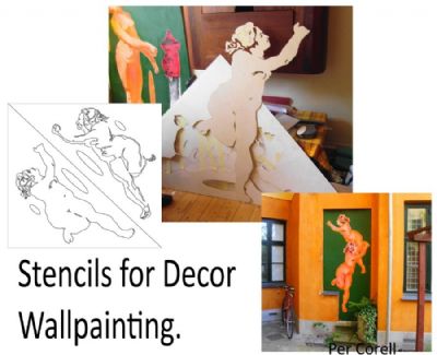 Stencils for Decor Wallpainting