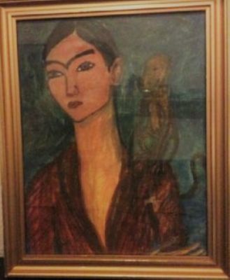 Et portrt af Frida Kahlo